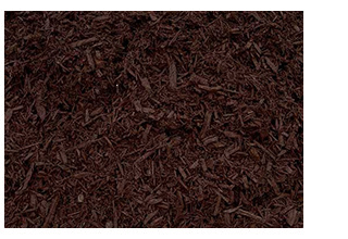 dark walnut brown mulch