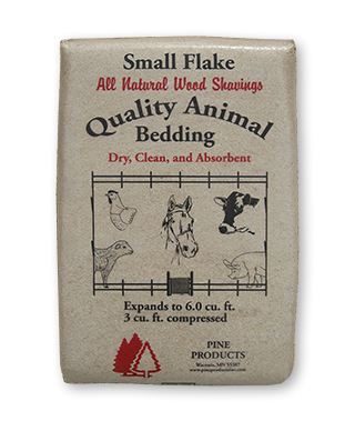 small flake bagged shavings